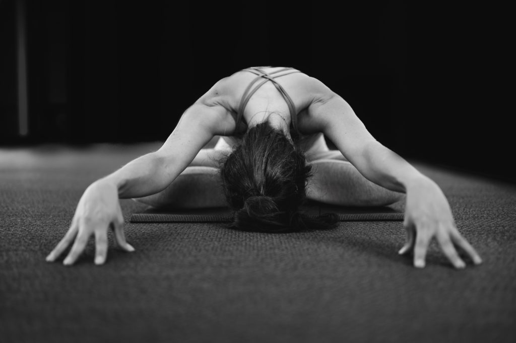 Seated forward fold
